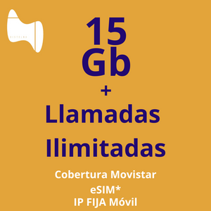 Llamadas Ilimitadas + 15Gb