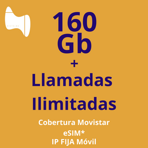 Llamadas Ilimitadas + 160Gb