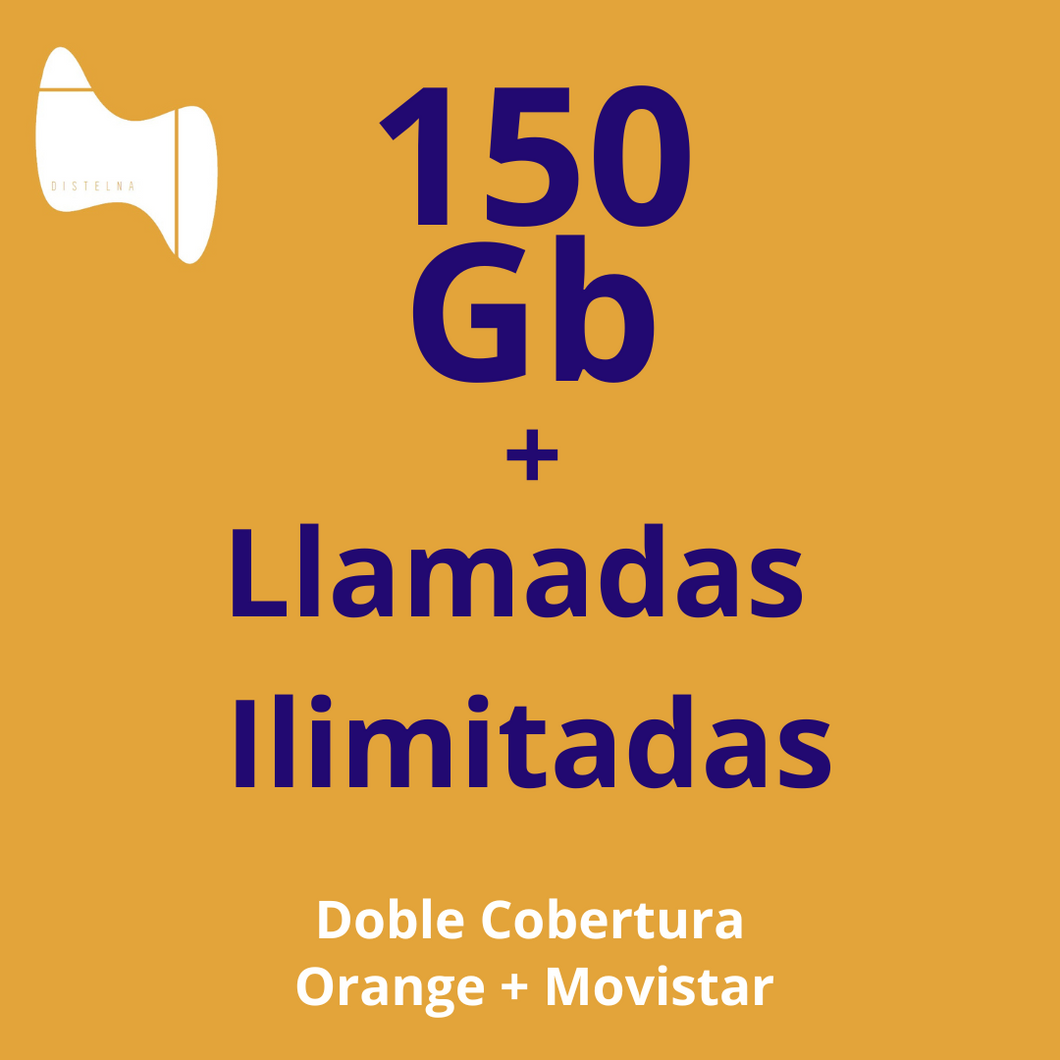 Llamadas Ilimitadas + 150Gb