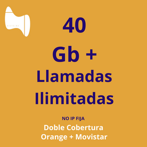 Llamadas Ilimitadas + 40Gb