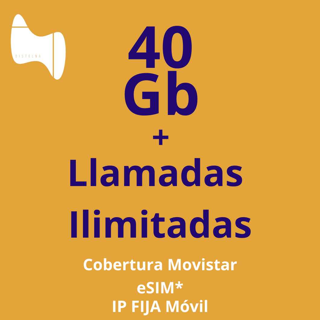 Llamadas Ilimitadas + 40Gb