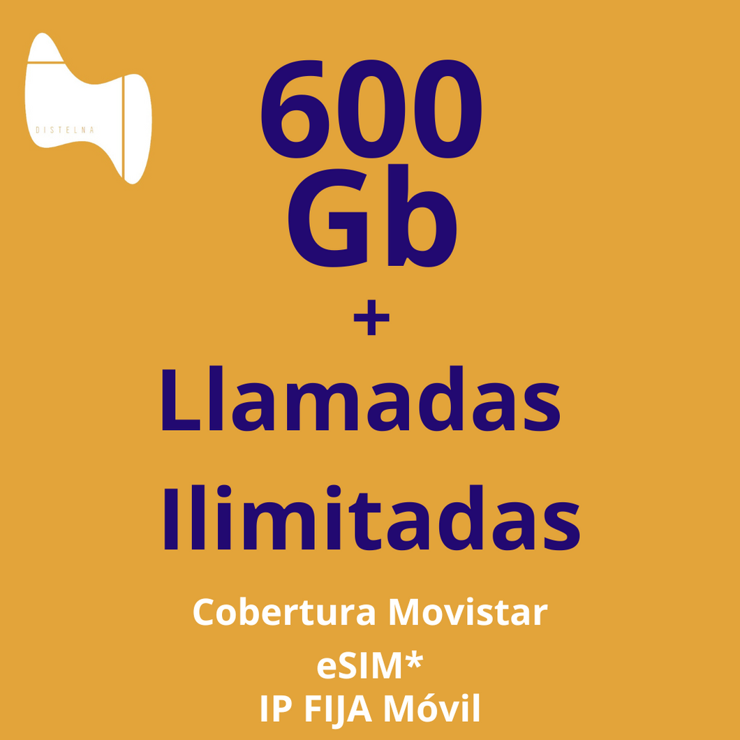 Llamadas Ilimitadas + 600Gb